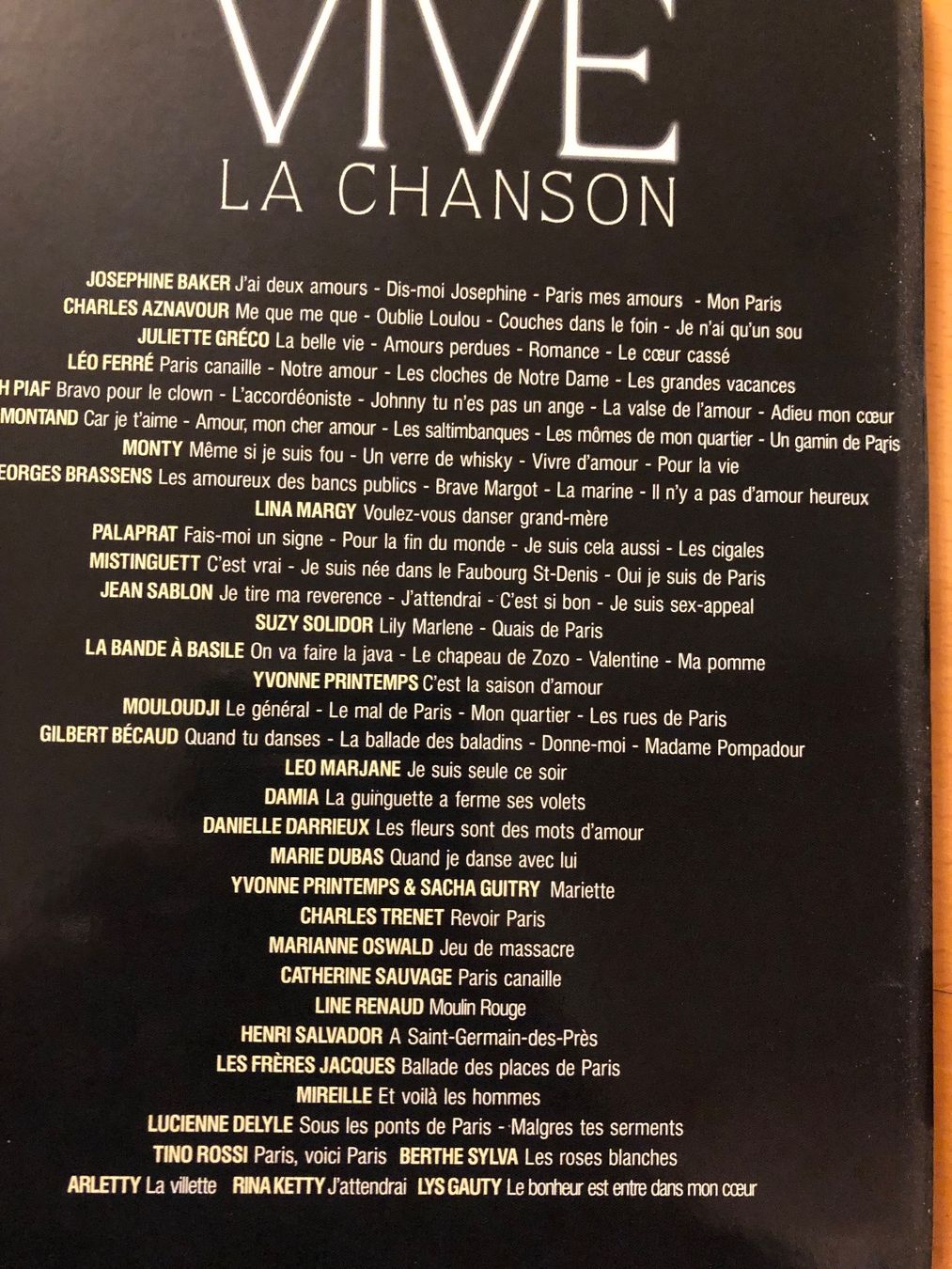 CD: Vive La chanson Vol. 1 und Vol. 2, 8 CD – Usato da Versoix venduto da chr_2rpz 2