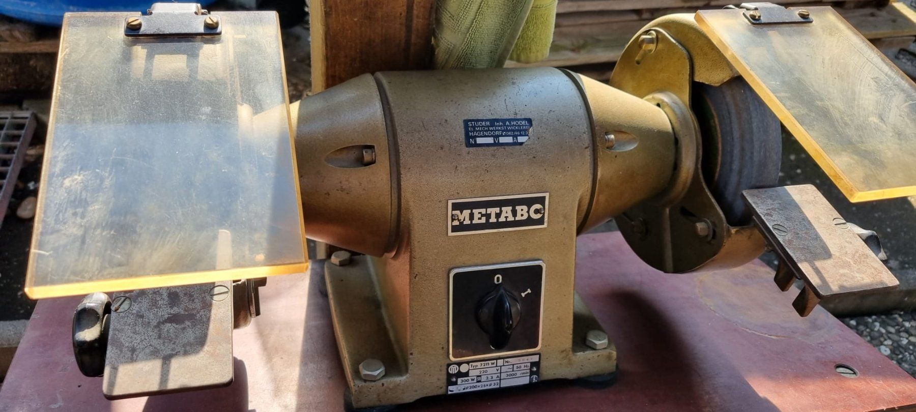 Metabo Smerigliatrici & Lucidatrici: Metabo Schleifbock, Top Zustand – Usato da Riehen venduto da bs4125 8