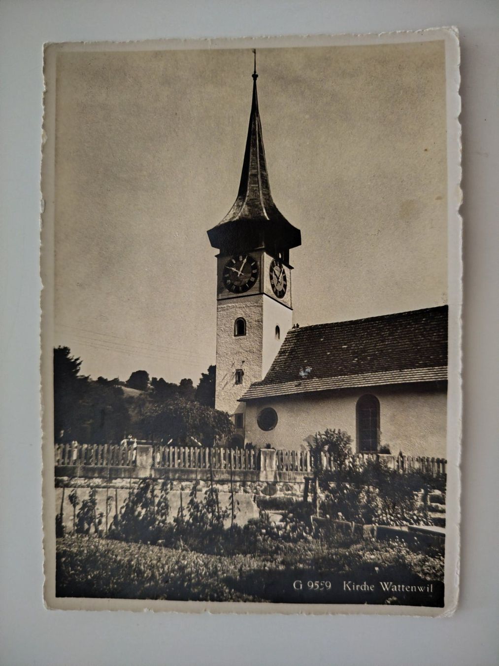 Cartes postales: Alte Ansichtskarte Kirche Wattenwil – D'occasion à Ohmstal par Lebensfreude05