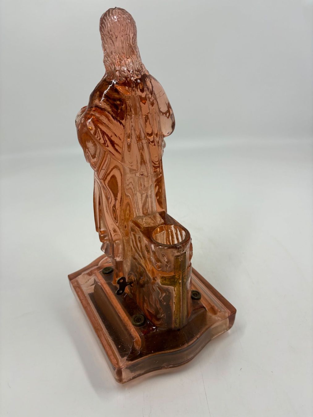 Carillon: Spieluhr, Jesus-Statue, Glasfigur – Usato da Schafisheim venduto da drehorgelmax 1
