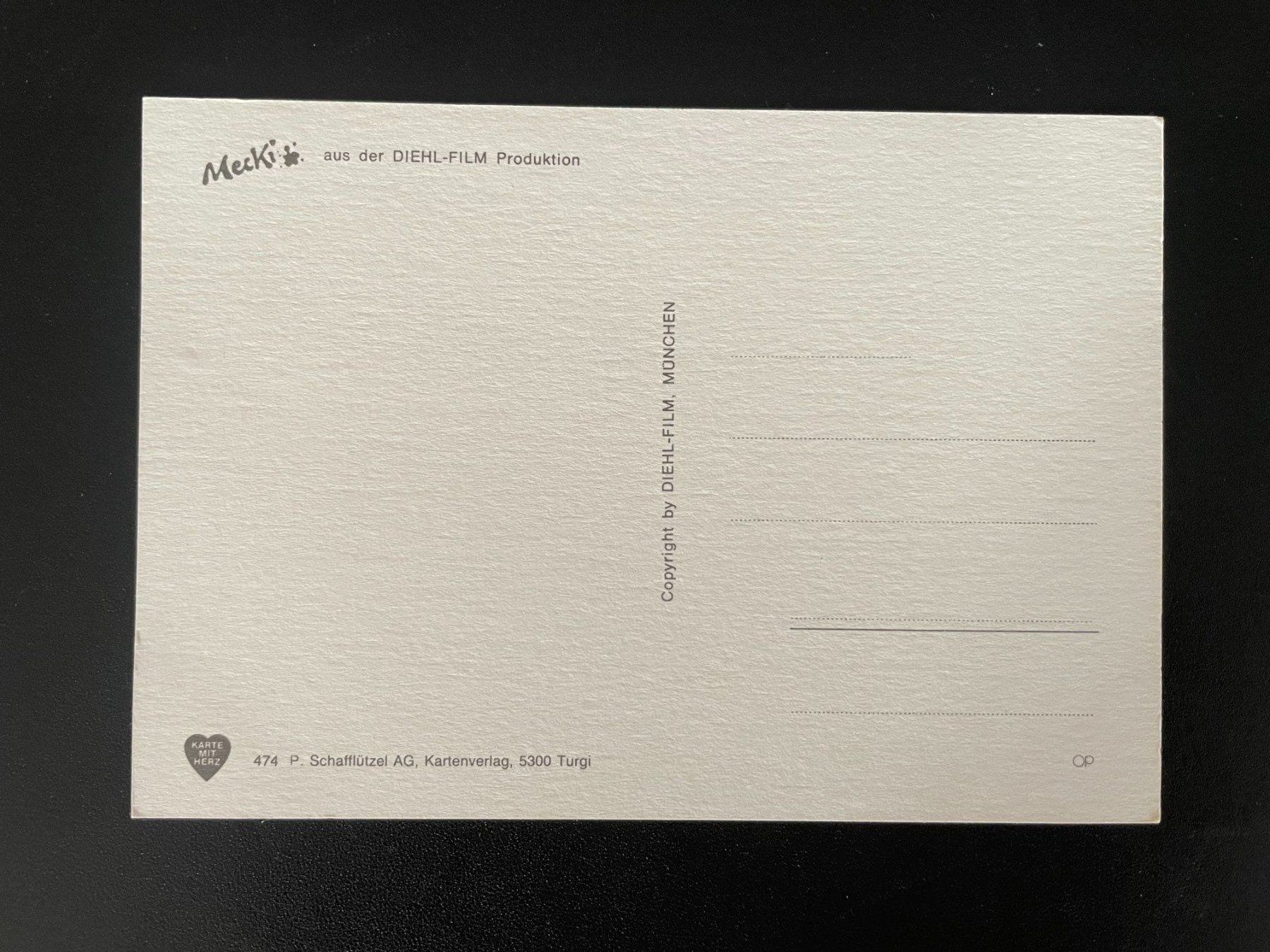 Cartoline postali: AK Mecki - Hier bin ich Mensch - Nr. 474 – Usato da Thal venduto da Danny82 1