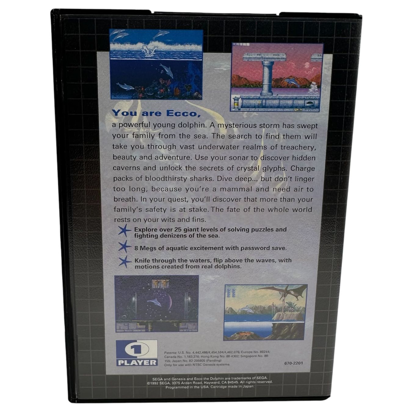Sega Giochi: Ecco The Dolphin Sega Mega Drive – Usato da Düdingen venduto da Nerdworld 1