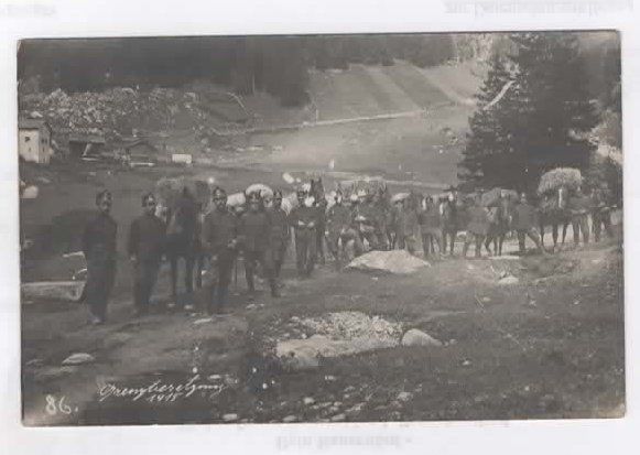 Ansichtskarten: GRENZBESETZUNG 1915  (P – Gebraucht aus Ruggell von Masescha