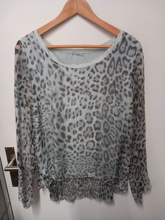Seidenshirt Bluse in Gr.M