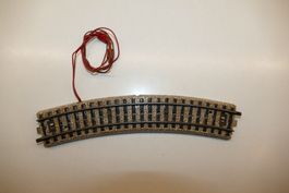 Märklin H0: Gebogenes M-Anschluss-Gleis