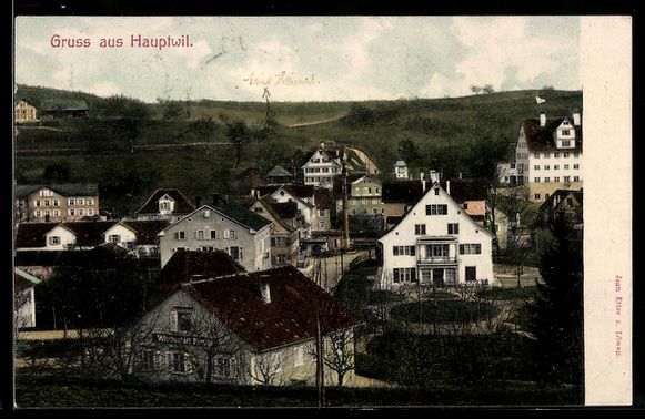 Cartoline postali: AK Hauptwil, Ortsansicht – Usato da Berlin venduto da bartko-reher
