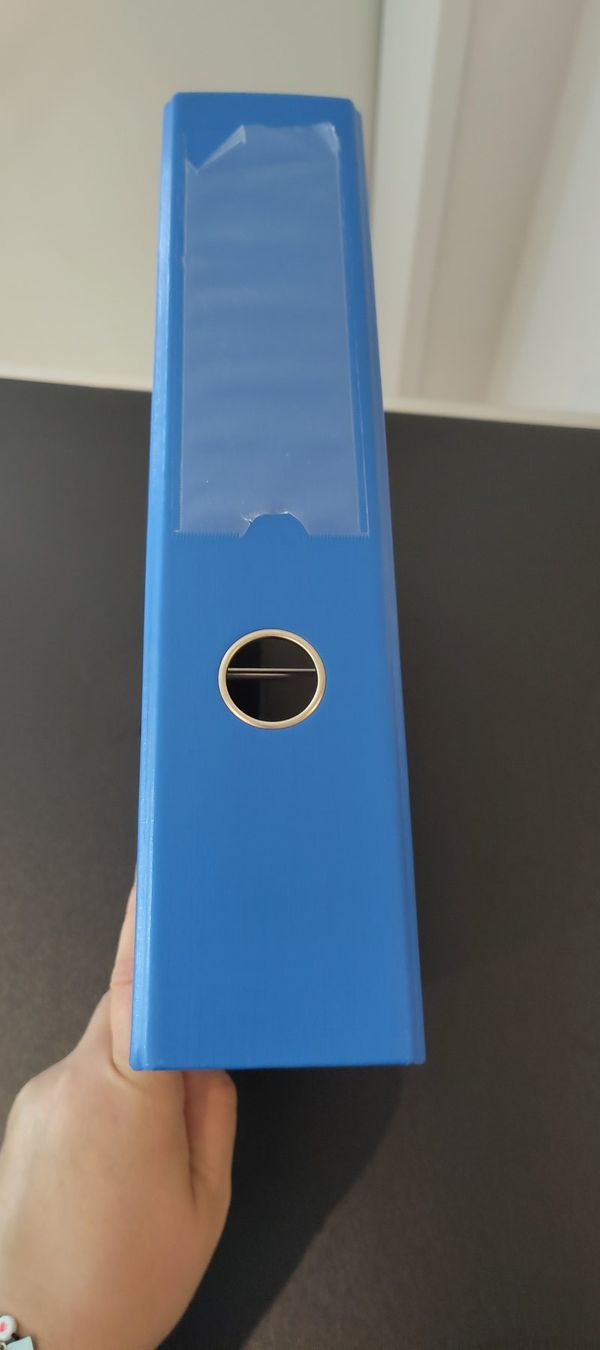 Ordner: Ordner A4 Blau 75mm Breit mit Transparenthülle – Gebraucht aus Felben-Wellhausen von AWDienstleistungen 3