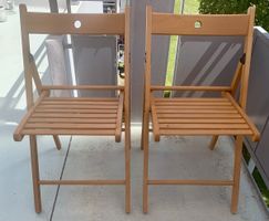 (2)  IKEA TERJE / FRÖSVI Klappstuhl..
