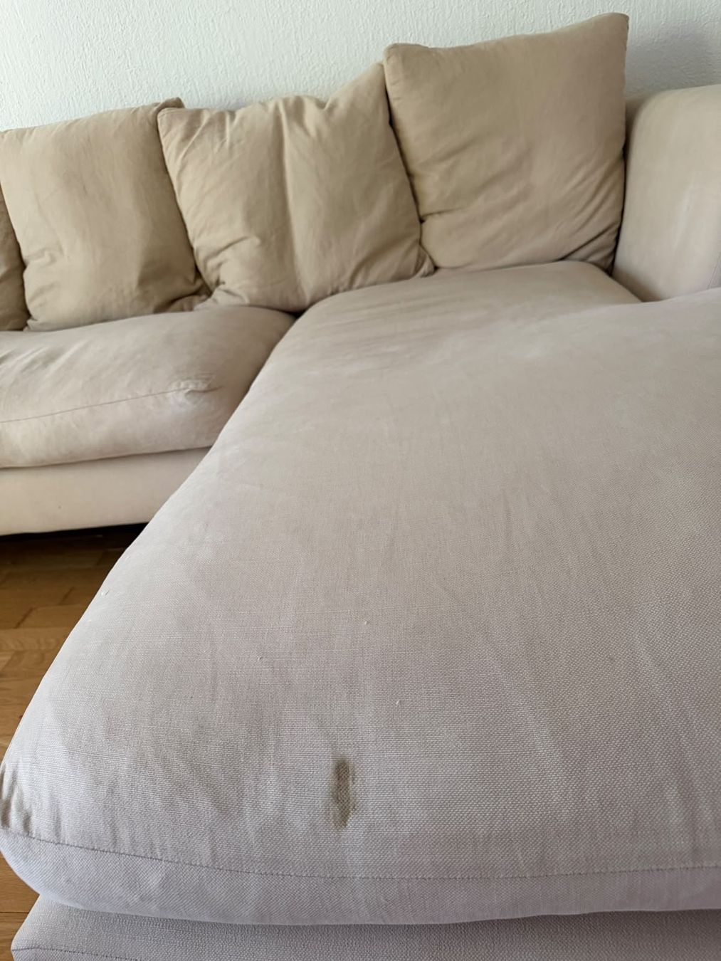 Divani: Beiges Ecksofa mit Recamiere / L-Sofa / Wohnlandschaft – Usato da Staufen venduto da jei_7bfb 3