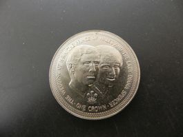 Isle of Man 1 Crown 1981 - Heirat Prince Charles Lady Diana