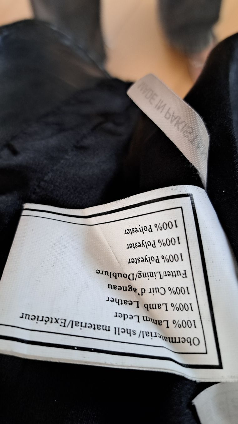 Giacche: Lederjacke Elegance Paris schwarz Grösse 36 eher 38 – Usato da Rechthalten venduto da Cnirvana 3