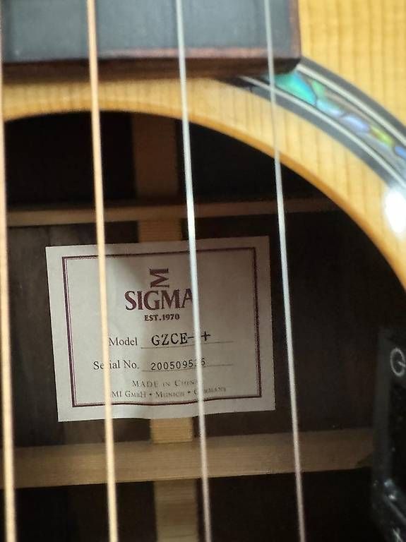Strumenti musicali: Sigma GZCE-3+  – Usato da Figino venduto da FrankOne-55 1