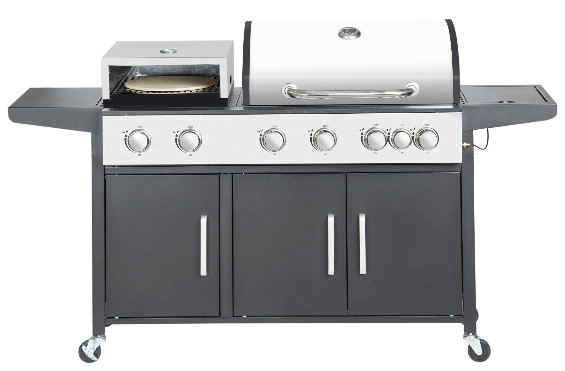 Griglie: Pizza Kombigrill 7 Brenner - Gratis Versand – Nuovo e nell'imballaggio originale da Kleinwangen venduto da meinwarenkorb.ch 1