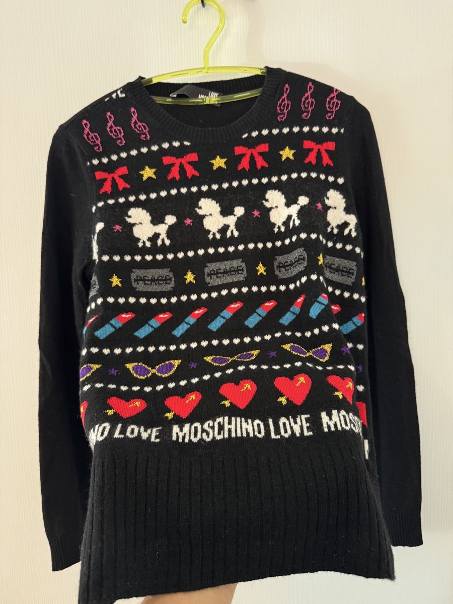 Moschino Pullover & Sweatshirts: Love Moschino schwarz Pullover mit Muster Damen – Gebraucht aus Wetzikon ZH von Jan_wojt 5