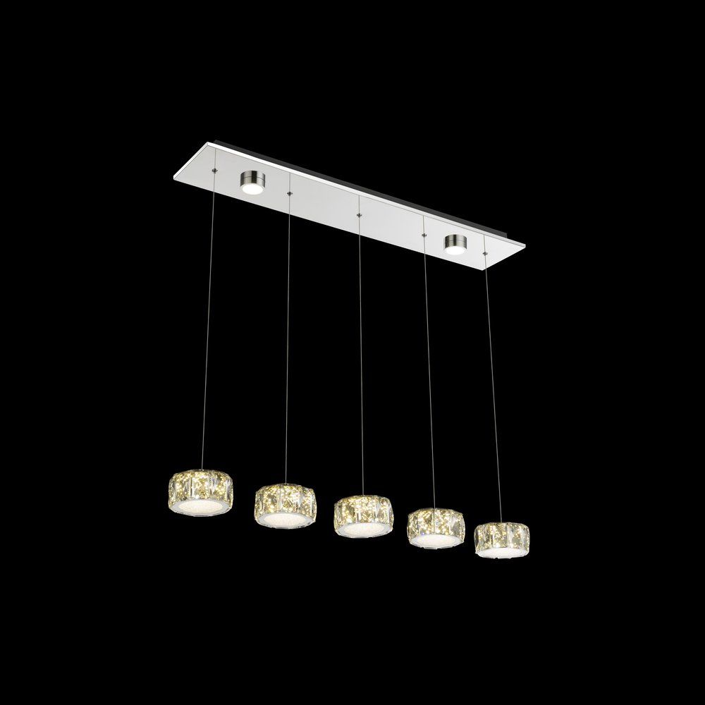 Lampadari & plafoniere: LED Pendelleuchte, Chrom, 82 cm x 16 cm – Nuovo (secondo la descrizione) da Kreuzlingen venduto da Smart-Light 6