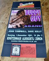 BUDDY GUY KONZERT-Plakat Zürich 1991