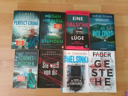 8x Krimis Krimi Thriller Psychothriller