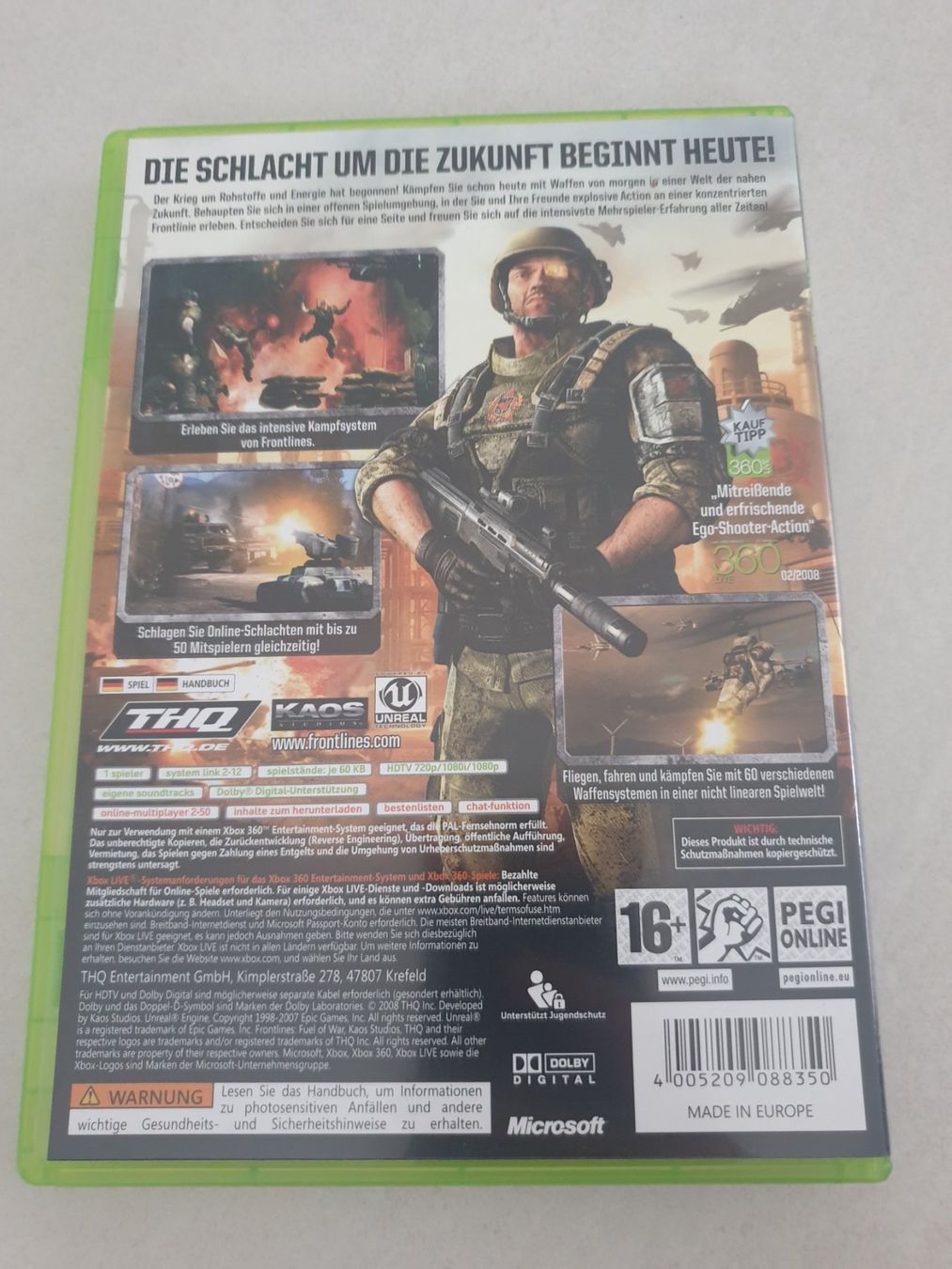 Microsoft Spiele: Frontlines Fuel of War Xbox 360 – Gebraucht aus Füllinsdorf von master_mind 1