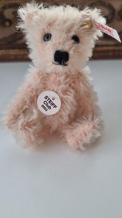 Steiff Jouets: Steiff Club Teddy Rina Rosa 7cm, 2003, Sammlerstück! – Neuf (Voir description) à Lobsigen par Tatzi 2