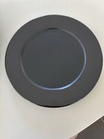 Platzteller 6. stück schwarz 
