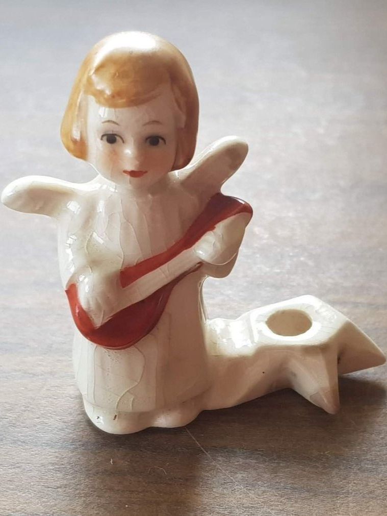 Statuette: Engel Goebel Kerzenständer 1950er – Usato da Mörschwil venduto da antiksalon 5