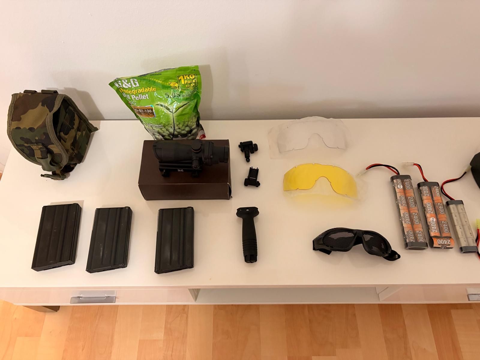Giocattoli: Komplettes Airsoft Equipment – Usato da Bichelsee venduto da neenas16 2