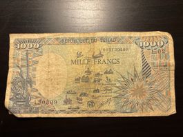  Billet Afrique Centrale 1985 Tchad 🇹🇩 