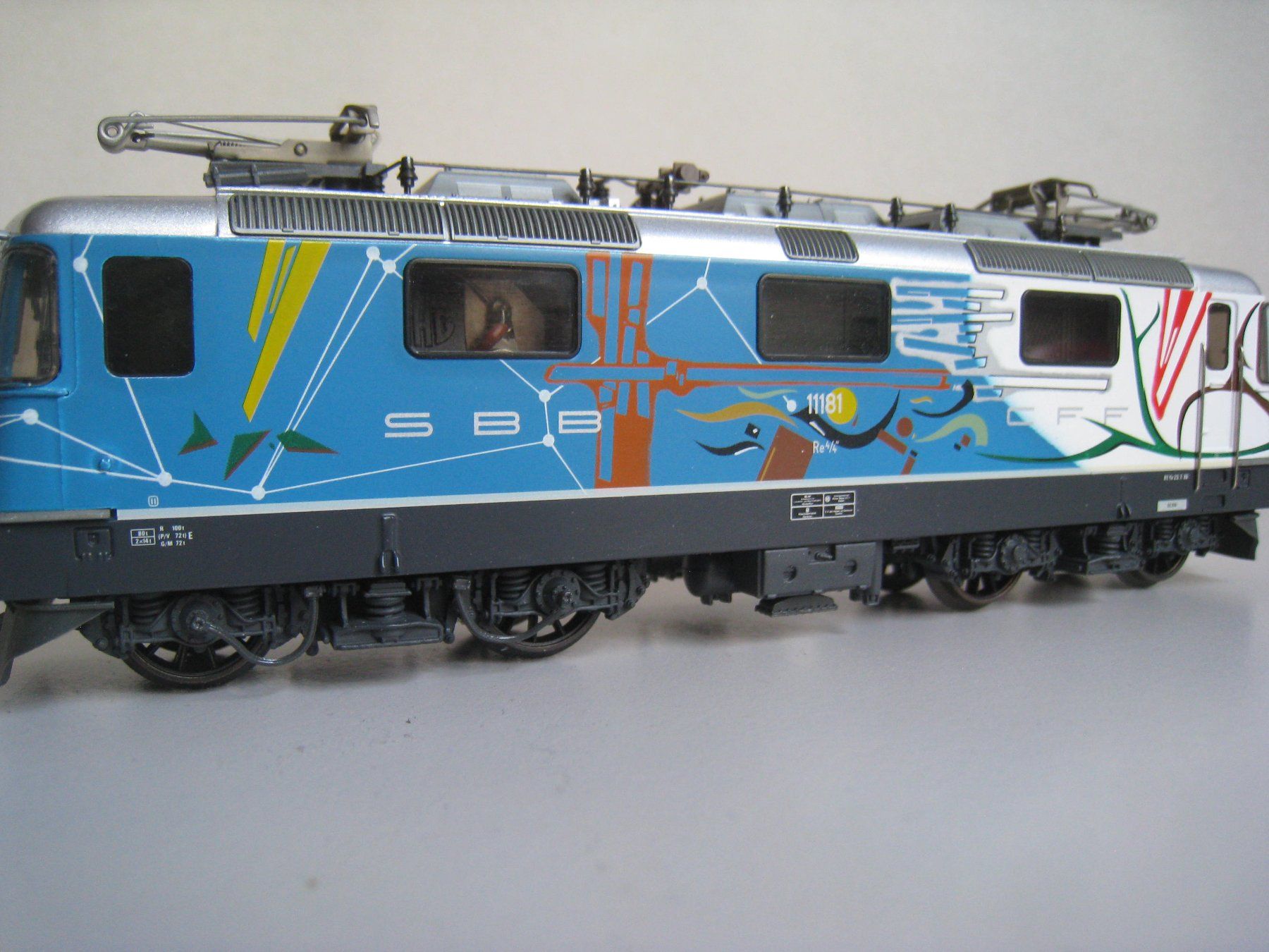 Hag Modellini di ferrovie: Hag, SBB Re 4/4 II 1118, " Bourret "Analog,  269 – Usato da Buchs ZH venduto da swiss-train 1