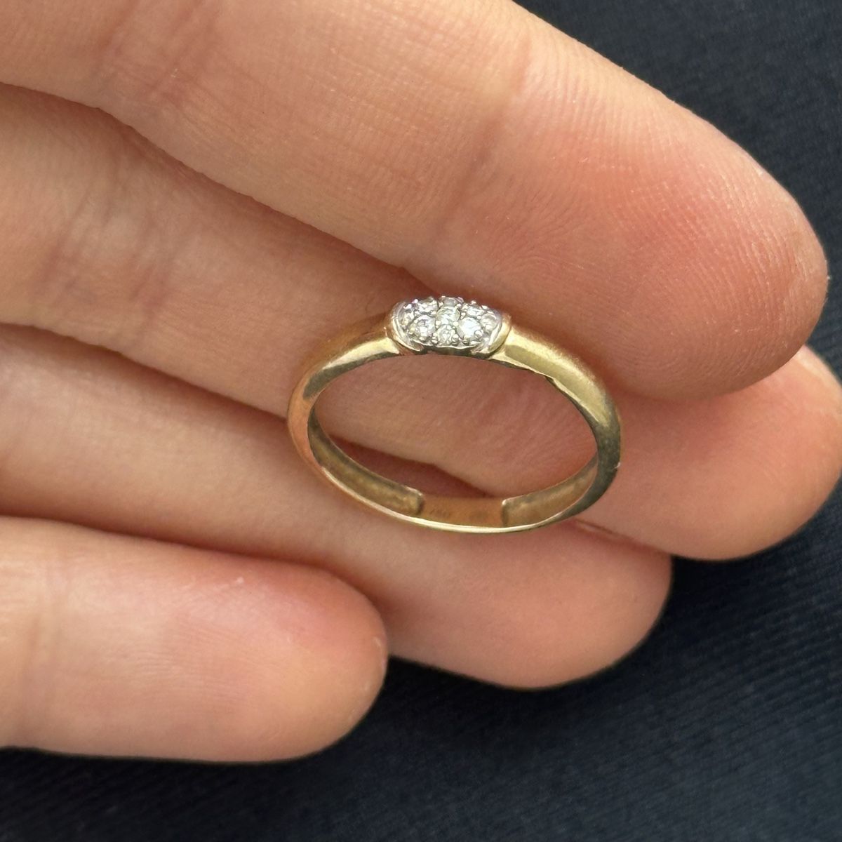 Anelli: 18k Gelb Gold Diamant Ring Gr.48 – Usato da Givisiez venduto da dor_xb9k 3
