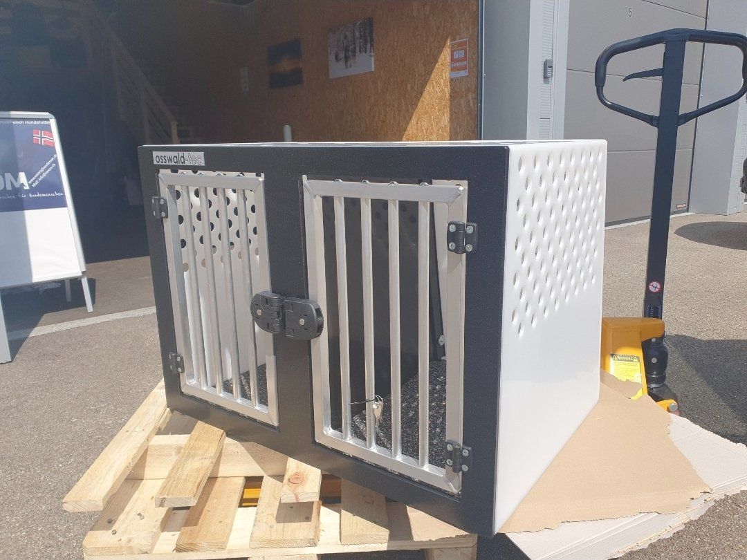 Gabbie, trasporto & Sicurezza: Doppel Hundebox von Osswald-Tec, für 1 oder 2 Hunde geeignet – Usato da Langenthal venduto da solution_8p96 3