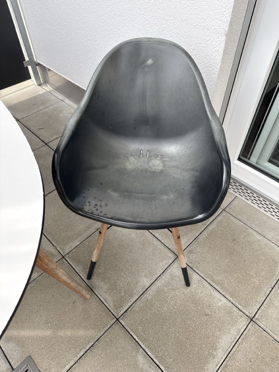 Set di tavolo e panche: Aussentisch, Vier Stühle – Usato da Hölstein venduto da Kollin 4