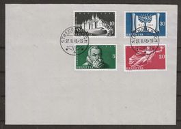 1948 : Serie Nr. 281 - 284 auf FDC - Strengelbach