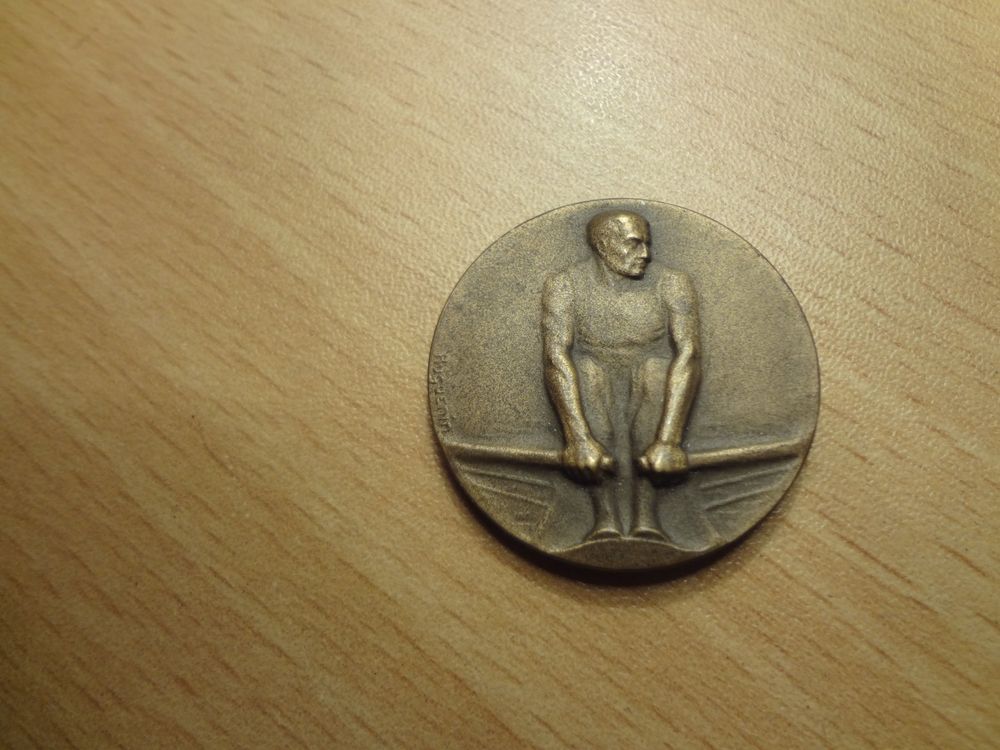 Médaille Aviron – Frankfurter Ruder Regatta 1957 – Aigle Allemand, Wiedmann