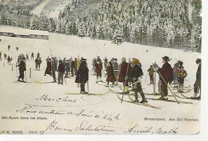 Ansichtskarten: carte postale Wintersport – Gebraucht aus Sorvilier von carose01