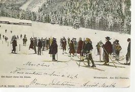 carte postale Wintersport