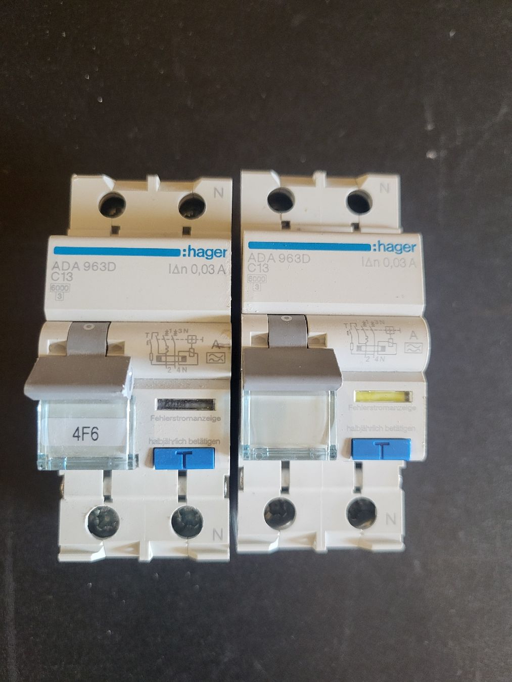 Hager Interruttori: 2er SET FILS Hager, 13A, LN – Usato da Alpnach Dorf venduto da str_jdw2
