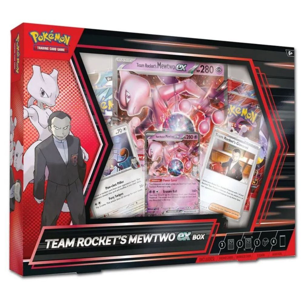 Pokémon Carte collezionabili: Team Rocket’s Mewtwo ex Box 2025 – Usato da Genève venduto da Cardtreasure