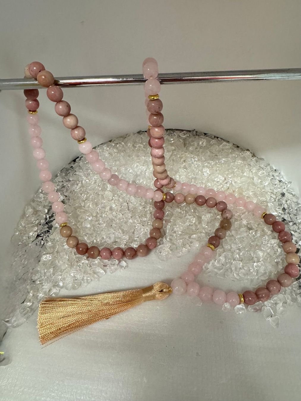 Ketten: Halskette Rosenquarz/Rhodonit – Neu (gemäss Beschreibung) aus Biberist von tl-schmuck 1