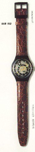 Swatch Orologi: SWATCH Automatic SAB 102 Black Circels von 1993 – Nuovo e nell'imballaggio originale da Heerbrugg venduto da bue_64 1