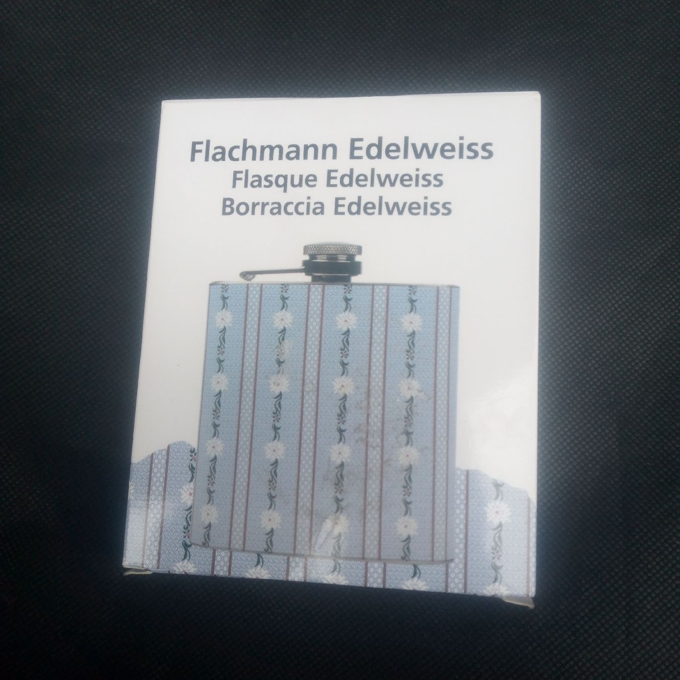 Altro: Edelweiss Flachmann, Edelstahl, Neu – Nuovo e nell'imballaggio originale da Luzern venduto da toenu23
