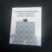Edelweiss Flachmann, Edelstahl, Neu