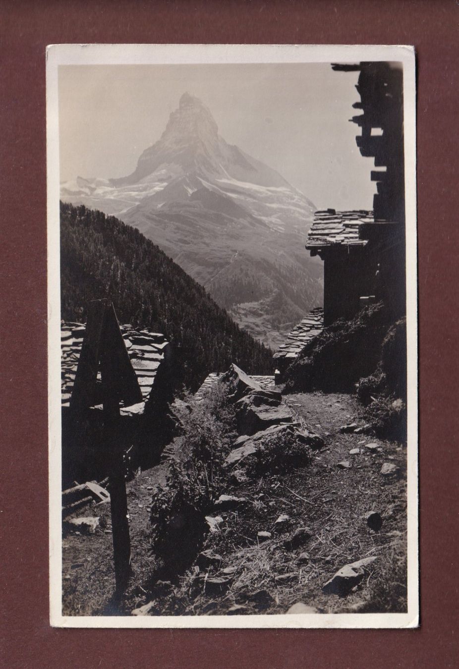 Ansichtskarten: CERVIN et mazots / Matterhorn – Gebraucht aus Pully von nicecards-shop