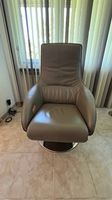Relaxsessel "Twice" Leder elektrisch mit Akku