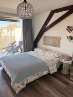 Bed with mattress 140x200 & drawers