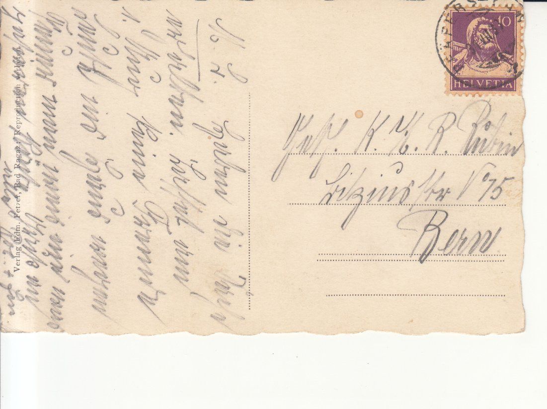 Cartoline postali: Taminaschlucht 1933 – Usato da Bürglen TG venduto da StampGraf 1