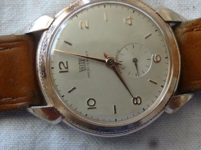 BRITIX ANCRE CHRONO HERREN UHR.15RUB.HANDAUFZEUG UHR.LÄÜFT (Gebraucht ...