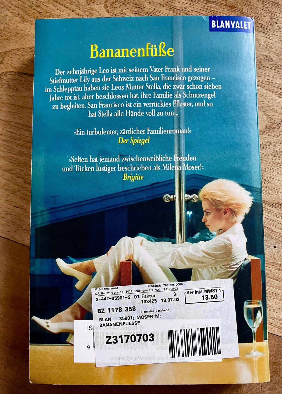 Libri: Milena Moser: Bananenfüsse – Usato da Buchs AG venduto da Allerleis 2