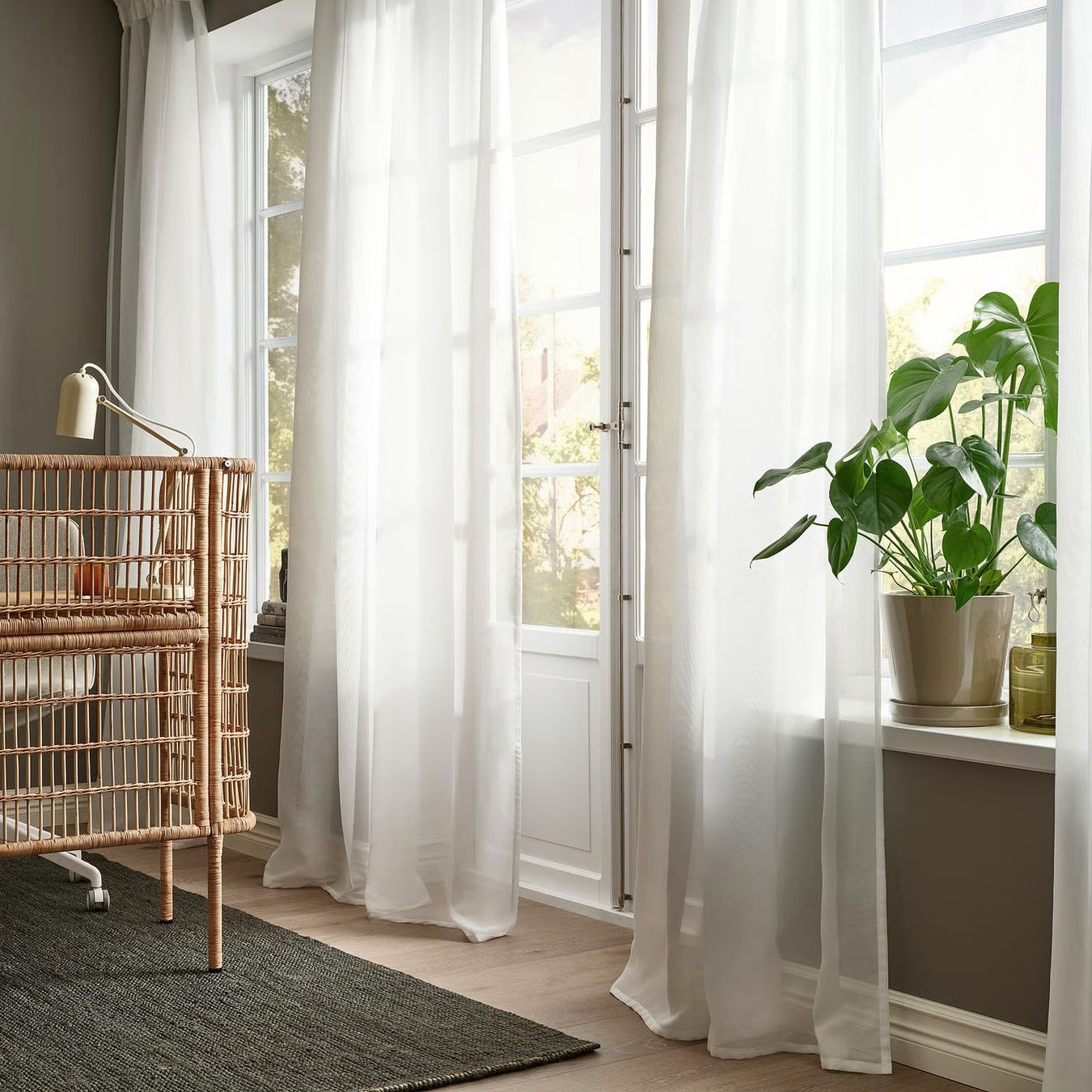 Ikea Vorhänge: Vorhang STENFRÖ 2x145cm, weiss, halbtransparent – Neu und originalverpackt aus Zürich von Xeranon0