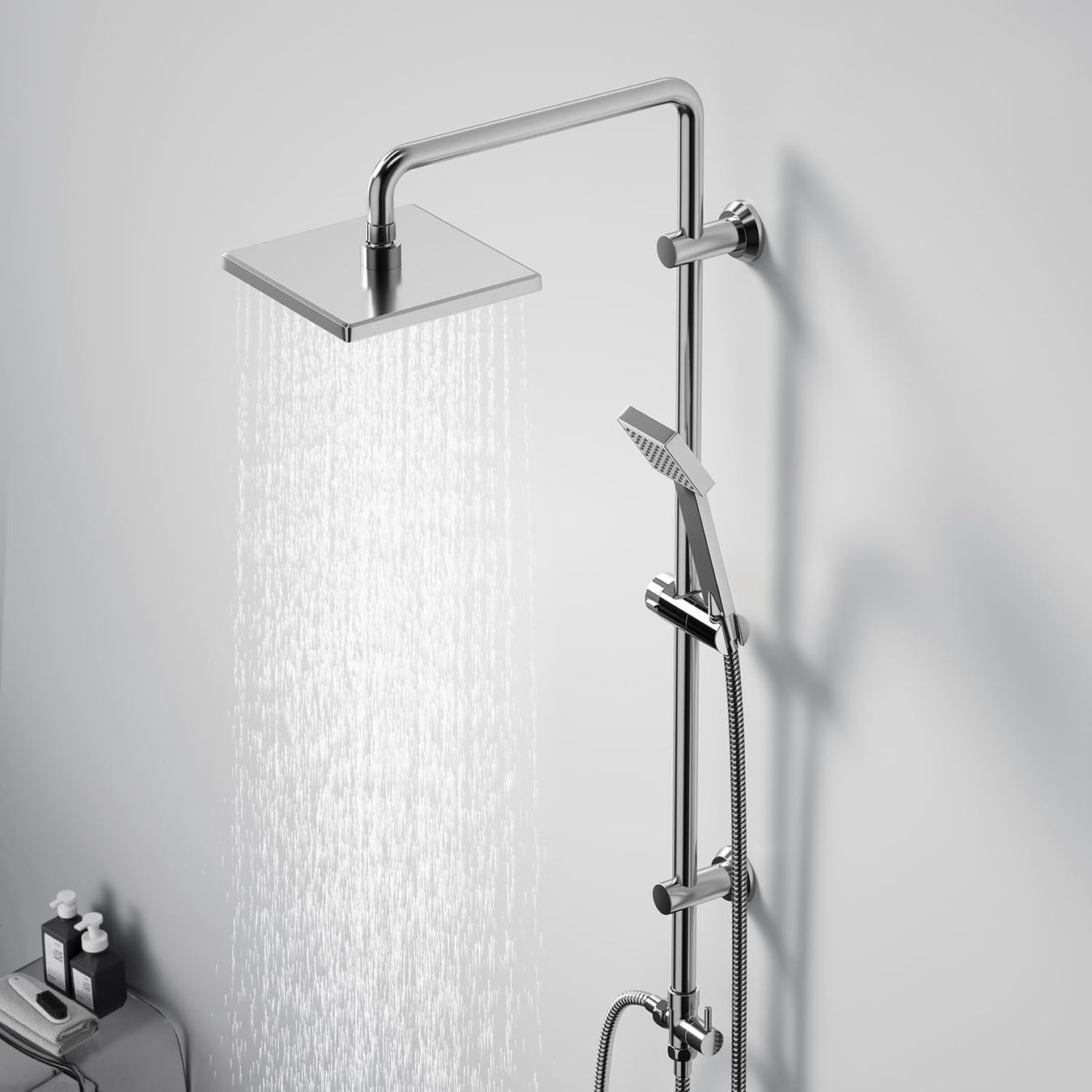 Docce: Duschsystem Regendusche 20x20cm Wassersparend Chrom – Nuovo e nell'imballaggio originale da St. Gallen venduto da sch_zsz7 1