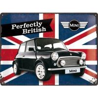Blechschild 3D-MINI-PERFECTLY BRITISH - 30 X 40 CM